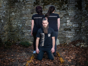 Männer V-Neck - Met-Shirt - Wikinger T Shirt V-Neck - Valhalla Shirt